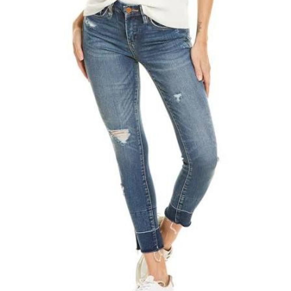 Blank NYC Mid-Rise Cropped Skinny Jeans Size 28
